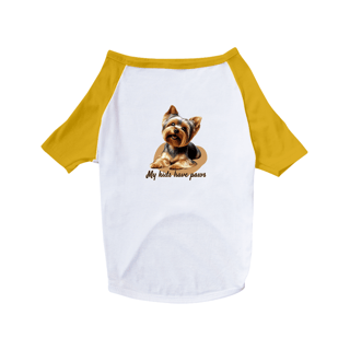 Nome do produto T_Shirt Pet Yorkshire E