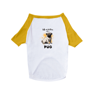 Nome do produto T-Shirt Pet Dog Pug 04