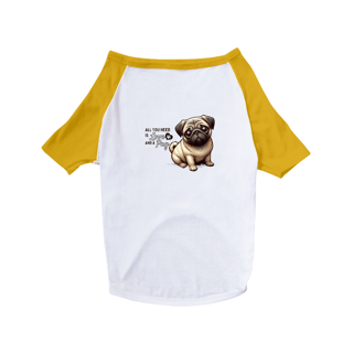 Nome do produto T-Shirt Pet Dog Pug 06