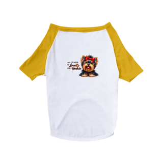 Nome do produto T-Shirt Pet Dog Yorkshire J
