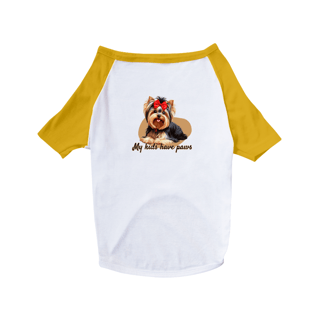 Nome do produto T-Shirt Pet Dog Yorkshire K