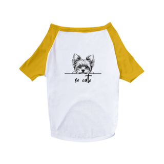 Nome do produto T-Shirt Pet Dog So Cute Yorkshire 01