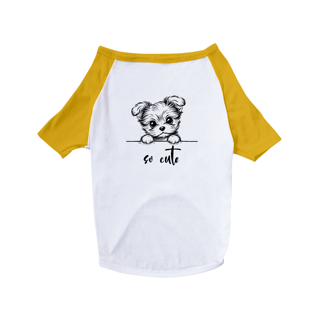 Nome do produto T-Shirt Pet Dog So Cute Yorkshire 02