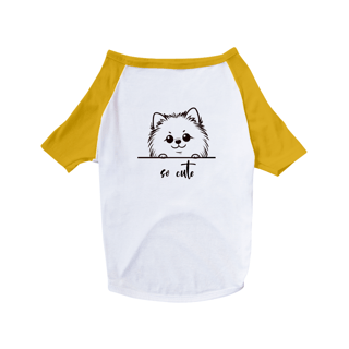 Nome do produto T-Shirt Pet Dog So Cute Spitz 01