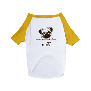 Nome do produto T-Shirt Pet Dog So Cute Pug 01