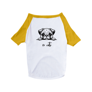 Nome do produto T-Shirt Pet Dog So Cute Pug 01