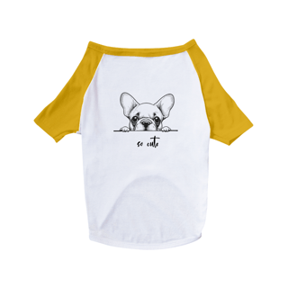 Nome do produto T-Shirt Pet Dog So Cute Bulldog Francês 01