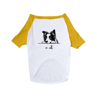 Nome do produto T-Shirt Pet Dog So Cute Border Collie 02
