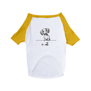 Nome do produto T-Shirt Pet Dog So Cute Salsicha 01