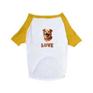 Nome do produto T-Shirt Pet Dog Caramelo A