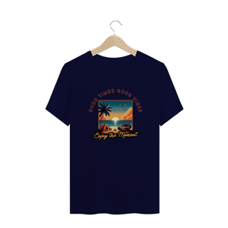 Nome do produto T-Shirt Plus Size Good Times Good Vibes