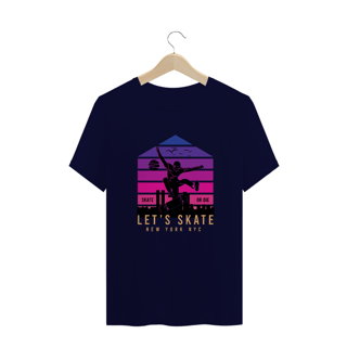 Nome do produto T-Shirt Plus Size Lets Skate