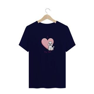 Nome do produto T-Shirt Plus Size I Love My Pet (Poodle)