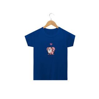 Nome do produto T-Shirt Infantil I Love My Pet (Spitz) 02
