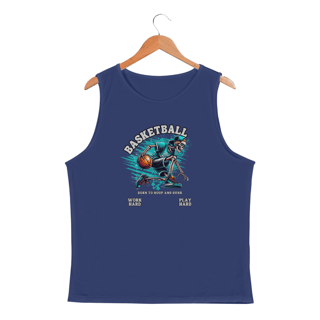 Nome do produto Regata Masculina Sport Dry Basketball Skull