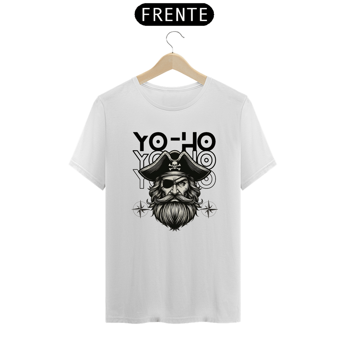 Nome do produto: T-Shirt Yo-Ho Pirata