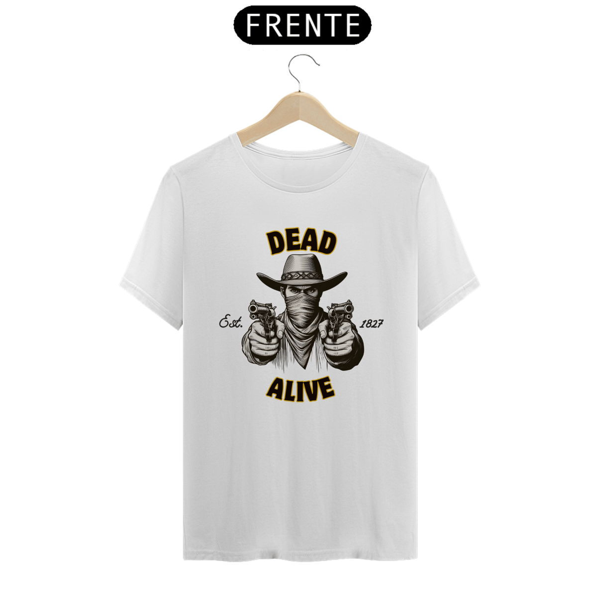 Nome do produto: T-Shirt Dead/Alive