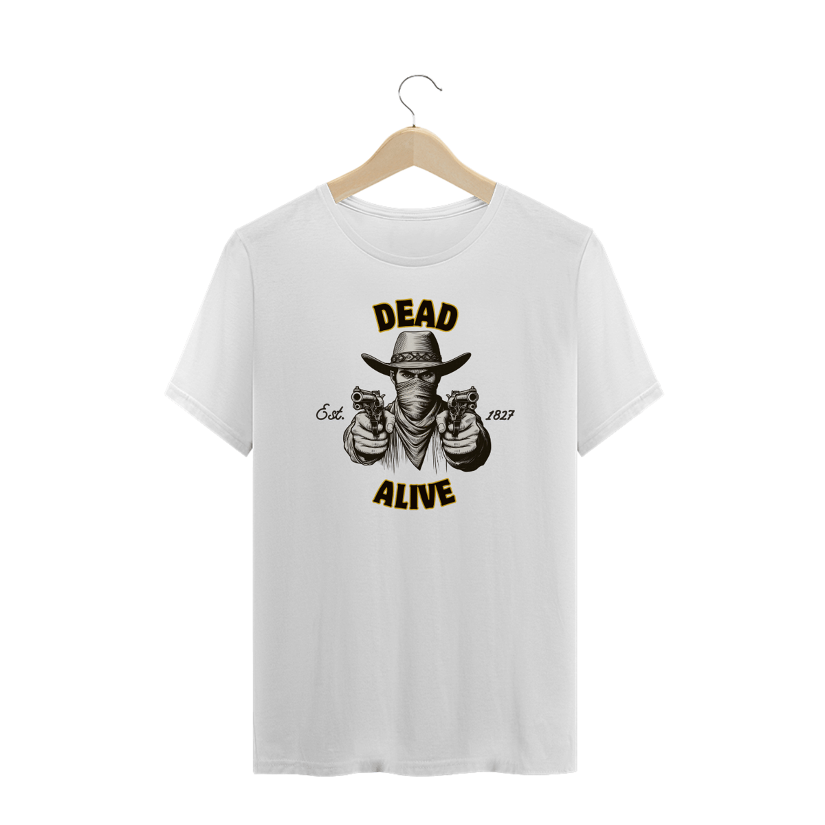 Nome do produto: Camiseta Plus Size Dead/Alive