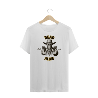 Camiseta Plus Size Dead/Alive