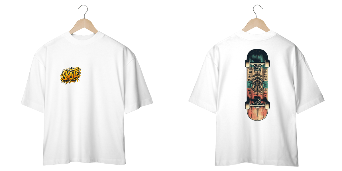 Nome do produto: T-Shirt Oversized Skate C