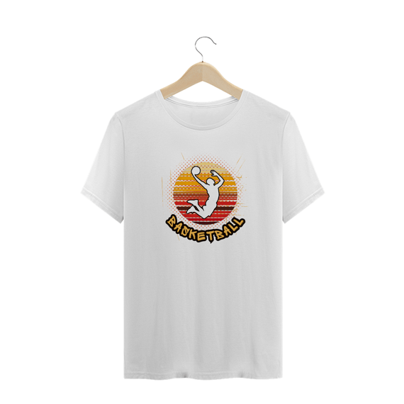 T-Shirt Plus Size Basketball Dunk