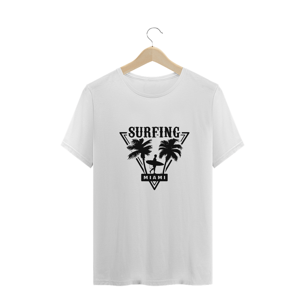 Nome do produto: T-Shirt Plus Size Surfing Miami