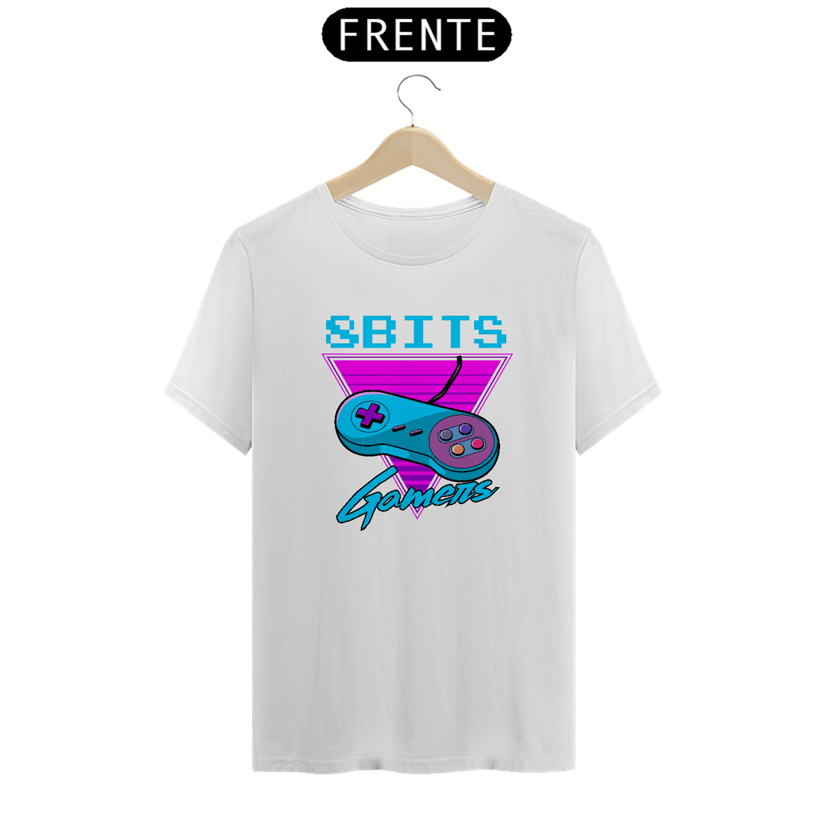 Nome do produto: T-Shirt 8Bits Gamers