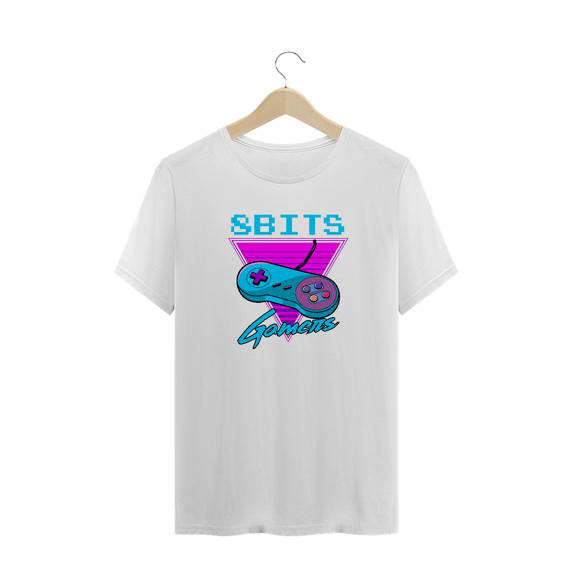 T-Shirt Plus Size 8Bits Gamers
