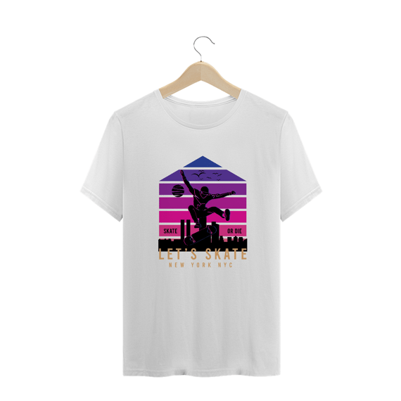 T-Shirt Plus Size Lets Skate
