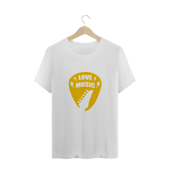 T-Shirt Plus Size Love Music