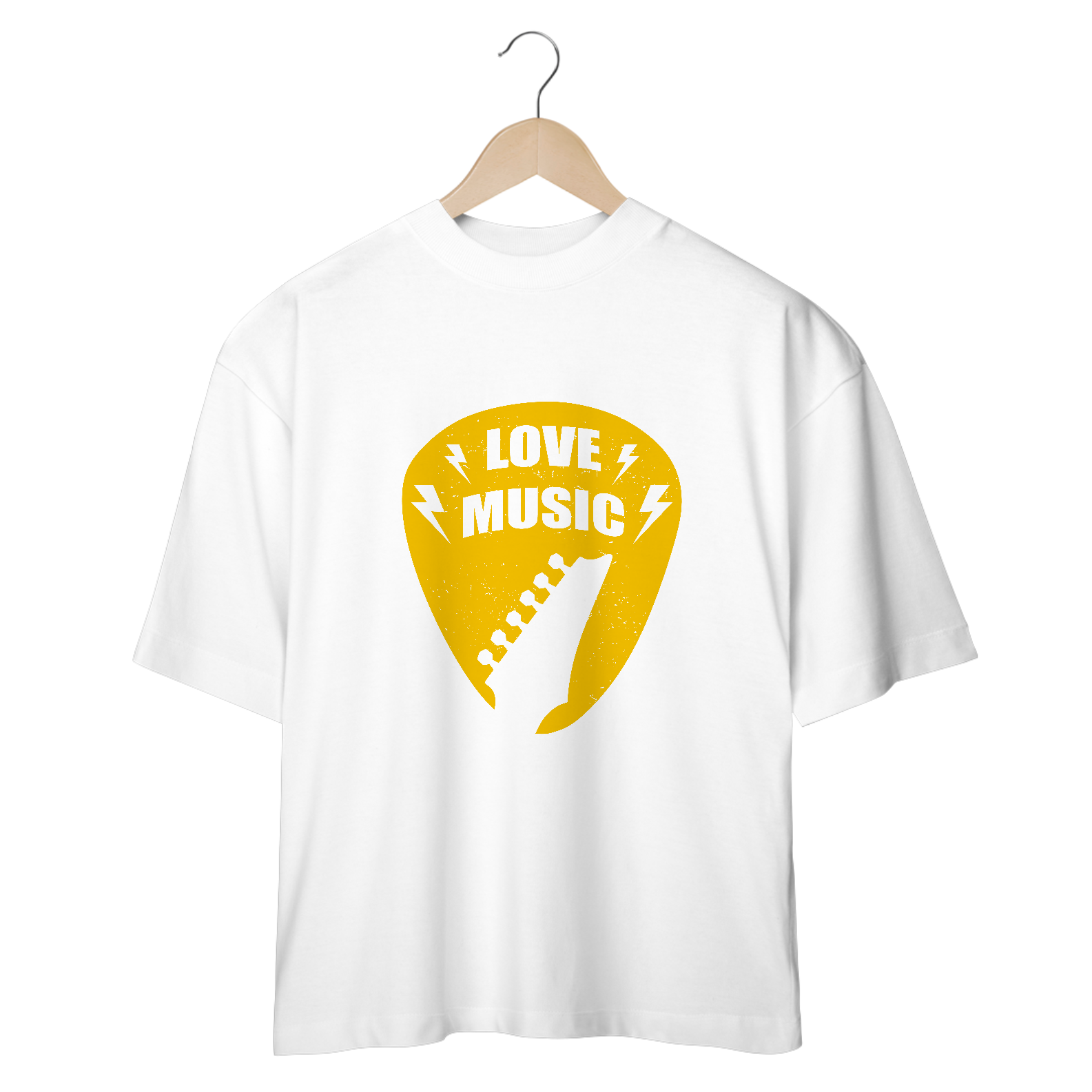 T-Shirt Oversized Love Music