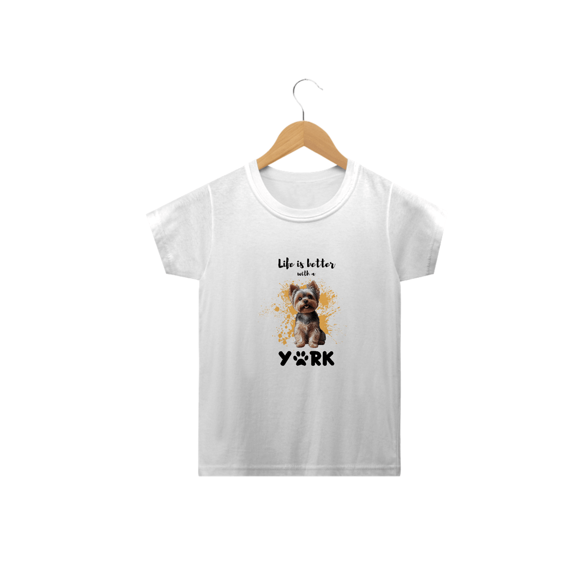 Nome do produto: T-Shirt Infantil Yorkshire G