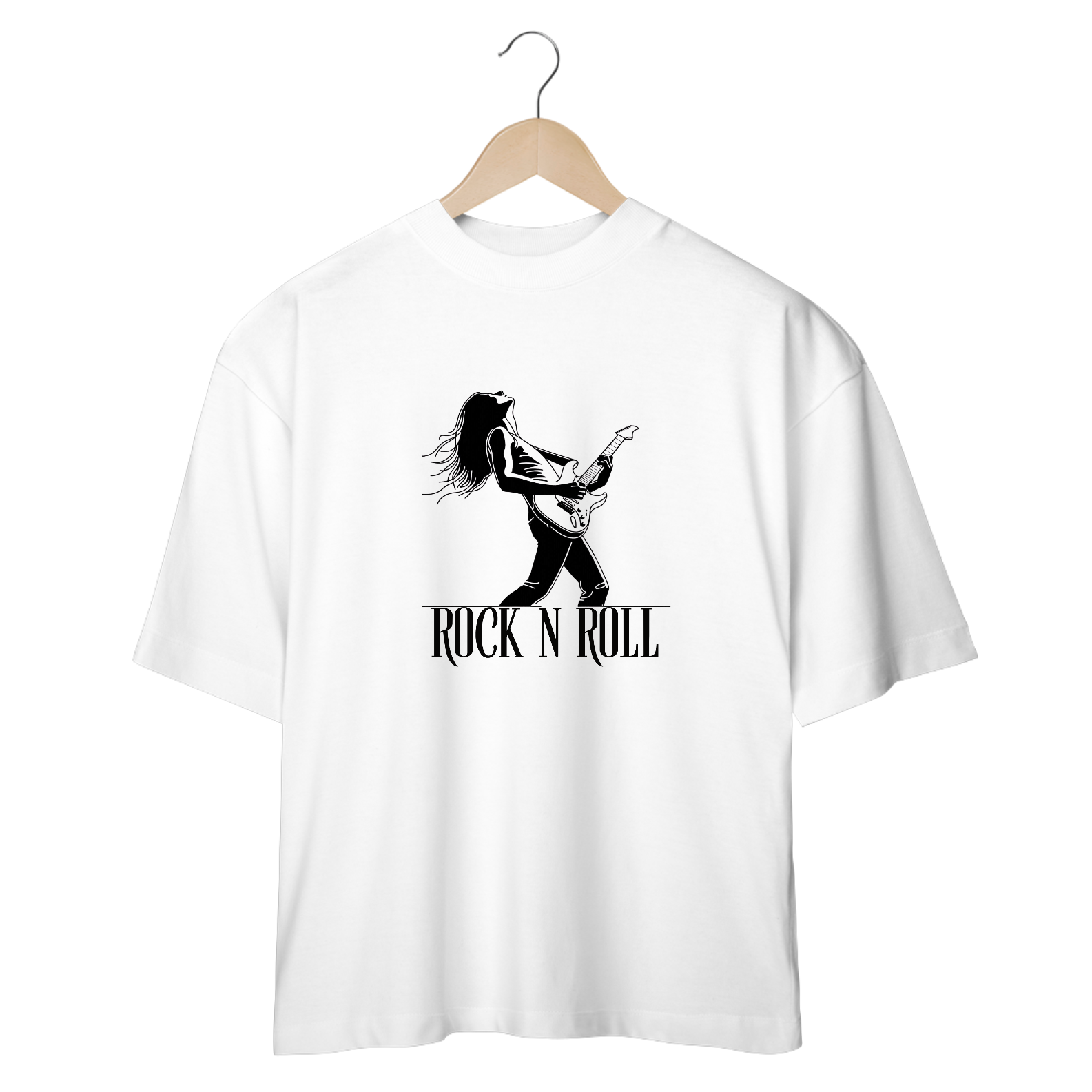 T-Shirt Oversized Rock n Roll A