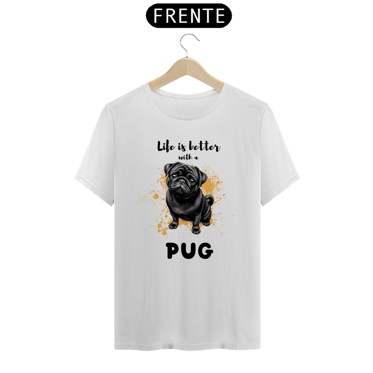 Nome do produto: T-Shirt Pug 01