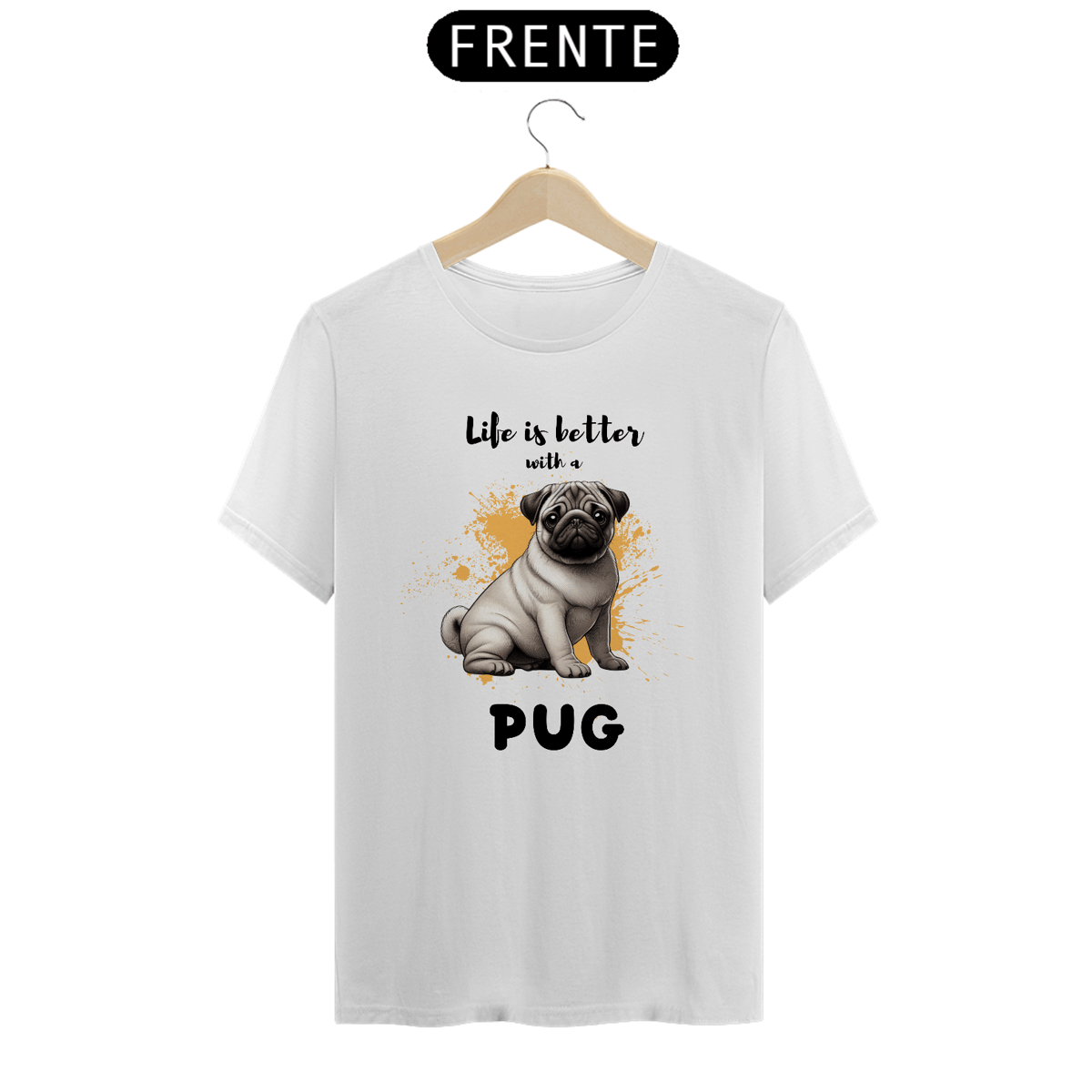 Nome do produto: T-Shirt Pug 04