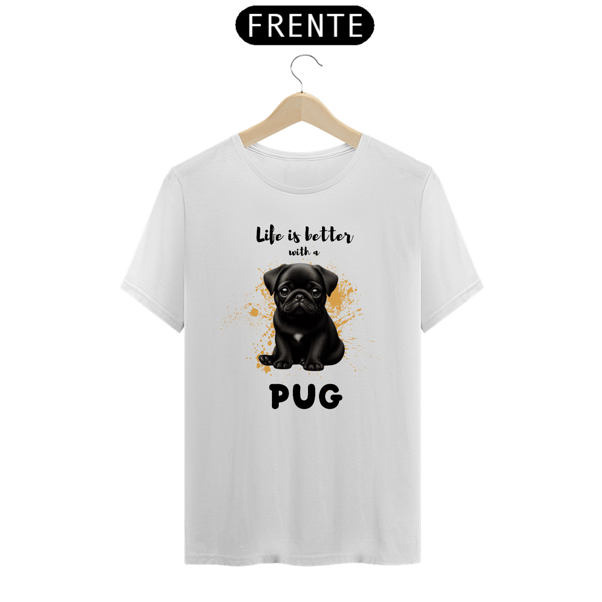 Nome do produto: T-Shirt Pug 12