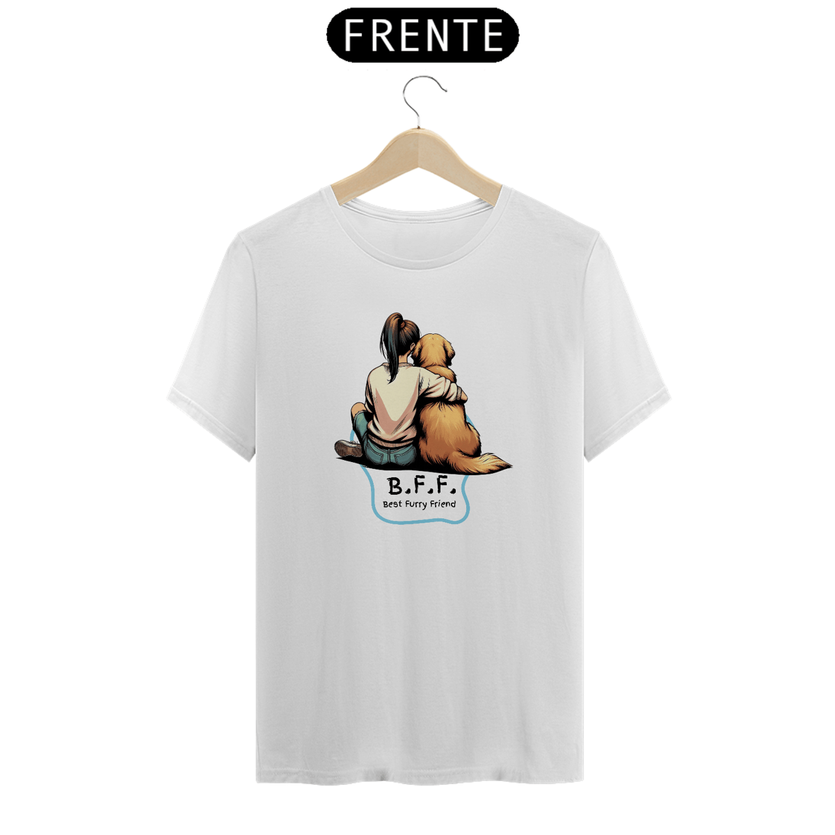 Nome do produto: T-Shirt BFF - Golden Retriever 02