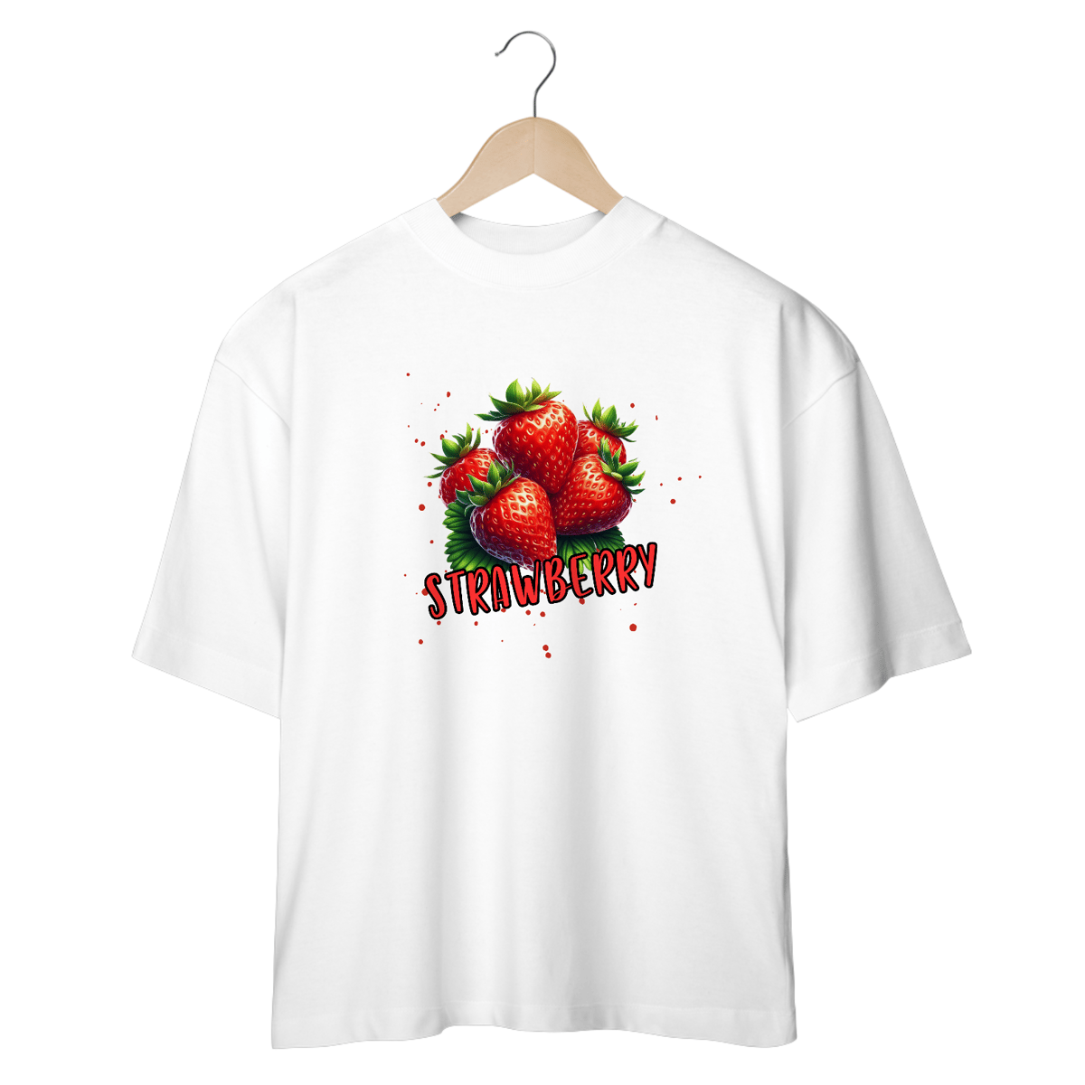 Nome do produto: T-Shirt Oversized Strawberry