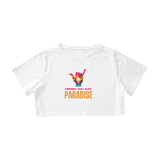 Nome do produto Cropped Summer/Sun/Sand/Paradise