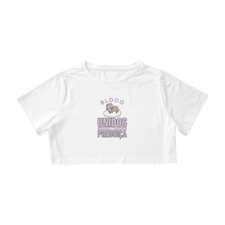 Nome do produto Cropped Bloco Unidos da Preguiça