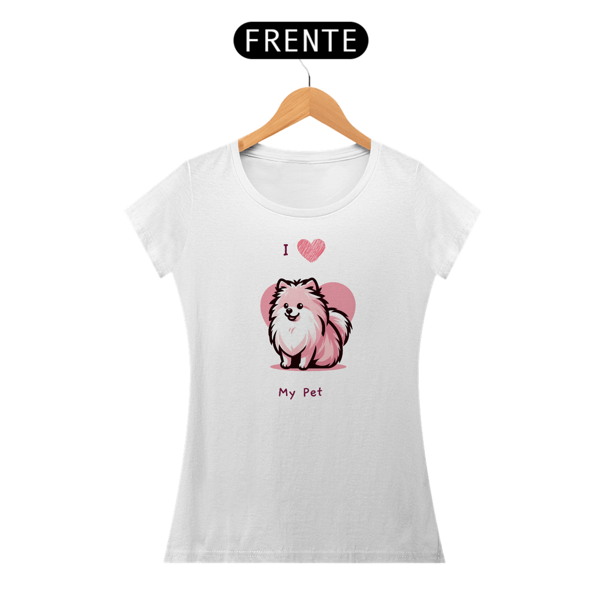 Nome do produto: Baby Long I Love My Pet (Spitz) 02