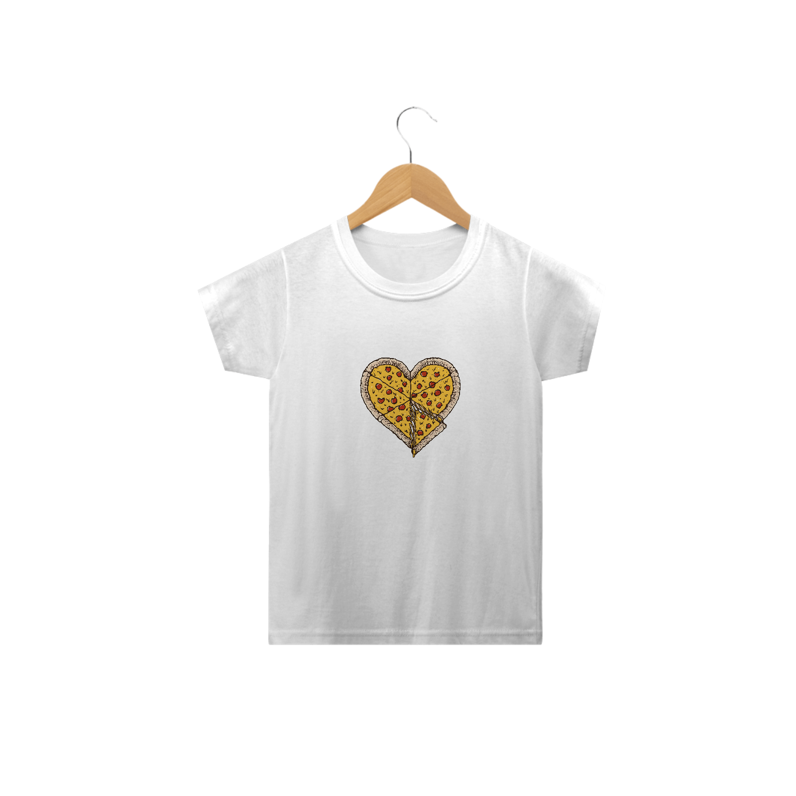 T-Shirt Infantil Love Pizza