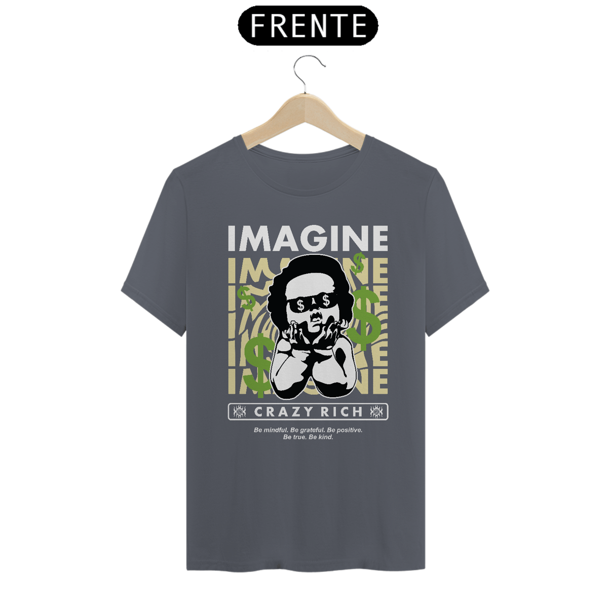 Nome do produto: T-Shirt Imagine Crazy Rich