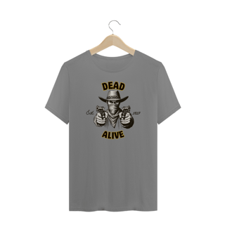 Nome do produto Camiseta Plus Size Dead/Alive