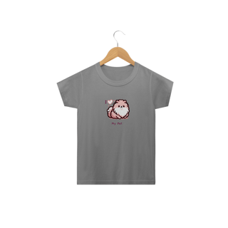 Nome do produto T-Shirt Infantil I Love My Pet (Spitz) 01