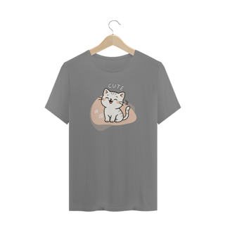 Nome do produto T-Shirt Plus Size Cute Cat