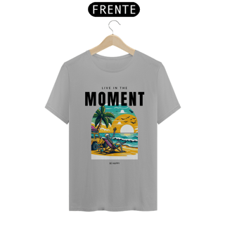 Nome do produto T-Shirt Live In The Moment, be Happy