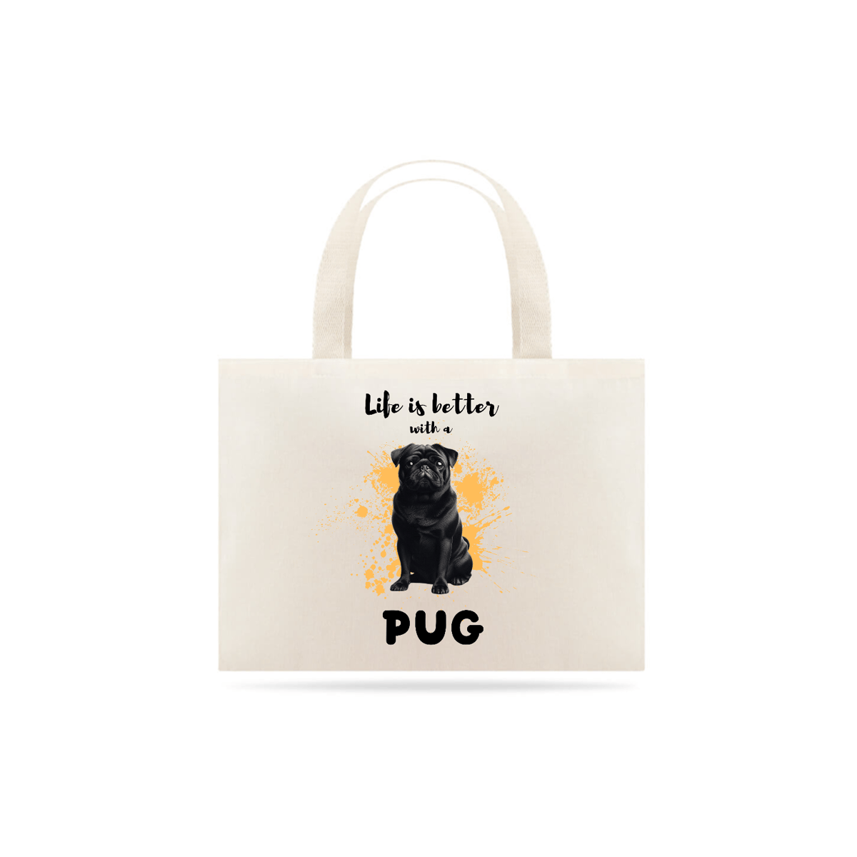 Nome do produto: Ecobag Pug 02