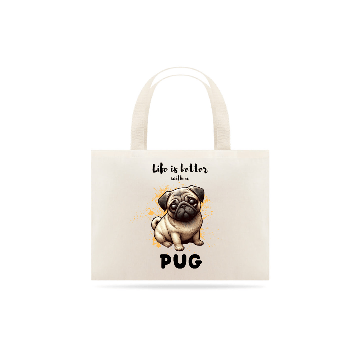 Nome do produto: Ecobag Pug 03