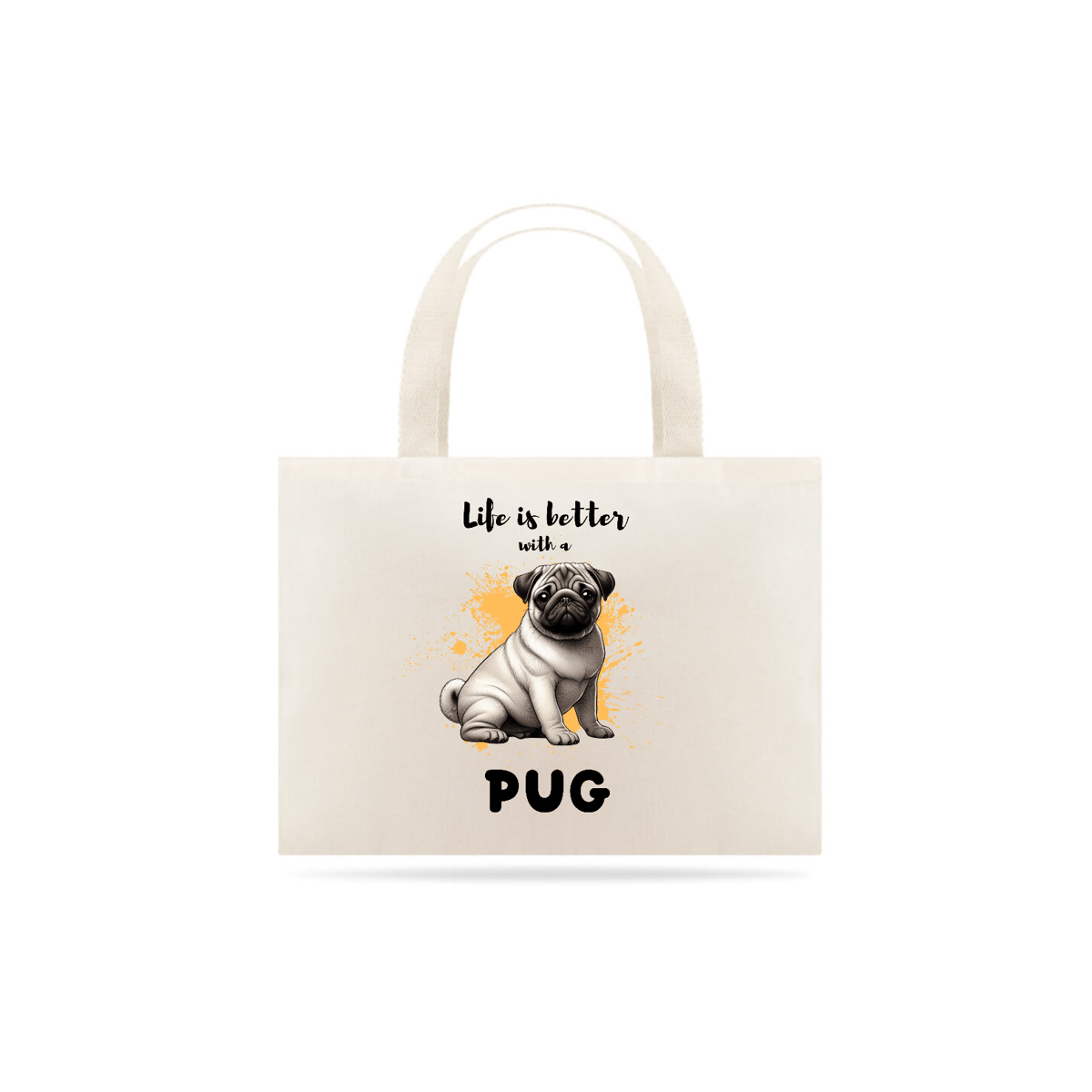 Nome do produto: Ecobag Pug 04
